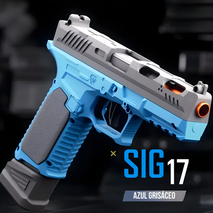 Lanzador antiestrés con retroceso automático.