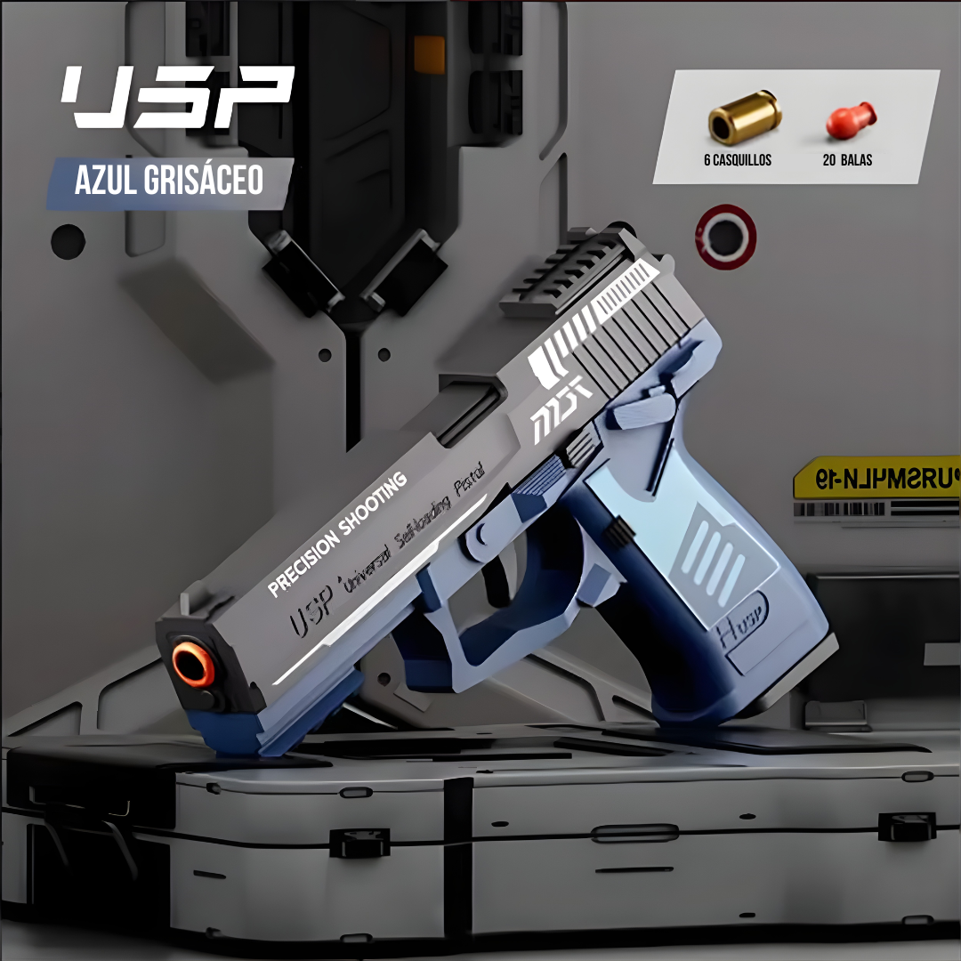 Lanzador antiestrés con retroceso automático.